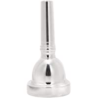 Dilwe Boquilla de Trombón 12C- Boquilla de Trombón Alto de Latón Chapado en Plata Boquilla Accesorios de Actualización…
